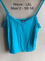 Turquoise topje Lola & Liza - maat 2, Kleding | Dames, Topjes, Nieuw, Maat 38/40 (M), Ophalen of Verzenden, Lola & Liza