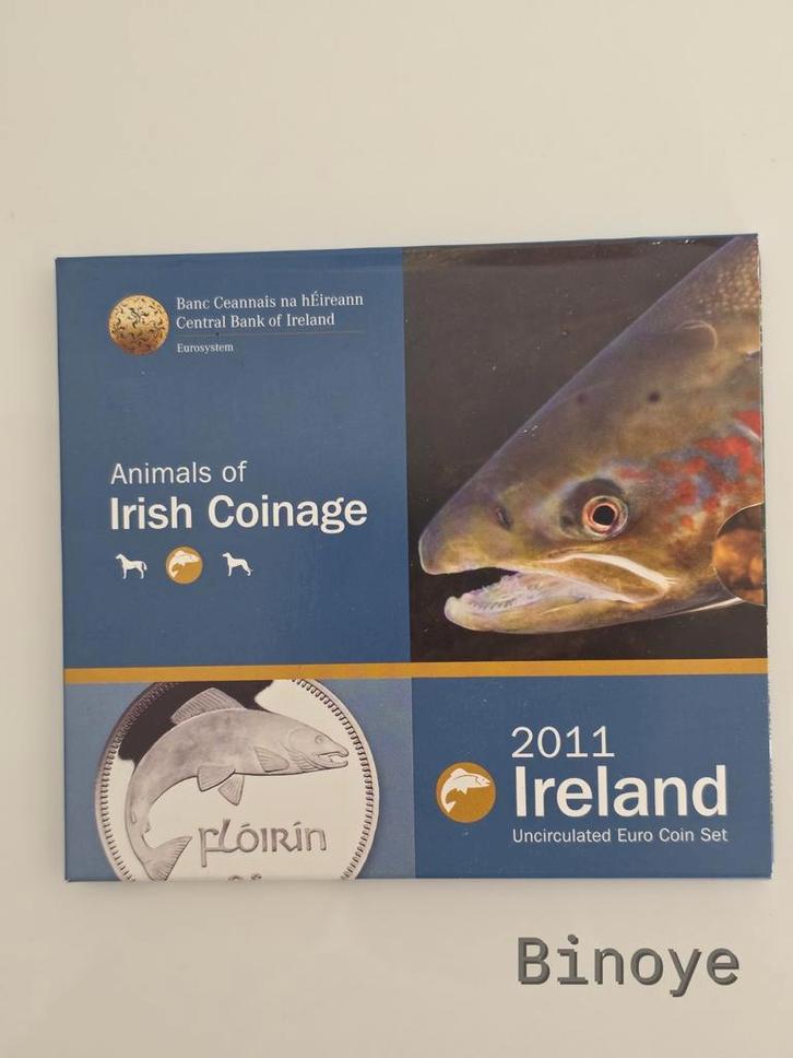 Irlande 2011 – Série euro BU – Le saumon, Timbres & Monnaies, Monnaies | Europe | Monnaies euro, Série, Irlande, Enlèvement ou Envoi