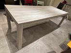Eettafel lichtgrijs 220x90, Huis en Inrichting, Tafels | Eettafels, Ophalen, Gebruikt, 200 cm of meer, 50 tot 100 cm