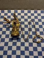 Bronzen Trekbel, Antiek en Kunst, Ophalen, Brons