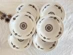 6 assiettes creuses Boch Delta Murielle, Antiek en Kunst, Antiek | Servies los, Ophalen of Verzenden