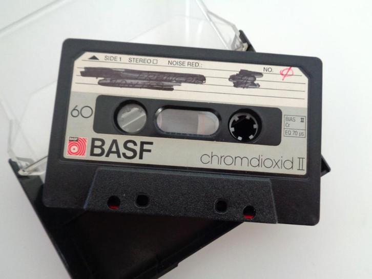 K7 audio enregistrables. BASF 60 Chromdioxid II, Cd's en Dvd's, Cassettebandjes, Gebruikt, Origineel, Overige genres, Ophalen of Verzenden
