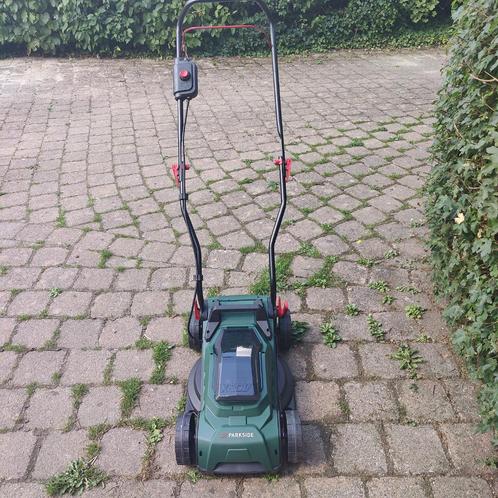 Petite tondeuse à gazon électrique sans fil Parkside, Tuin en Terras, Grasmaaiers, Nieuw, Accu-grasmaaier, 30 t/m 39 cm, Cirkelmaaier