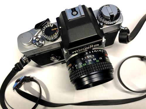 reflex camera, Audio, Tv en Foto, Fotocamera's Analoog, Zo goed als nieuw, Spiegelreflex, Minolta, Ophalen