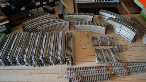 Lot rails Marklin h0, Hobby en Vrije tijd, Modeltreinen | H0, Gebruikt, Rails, Wisselstroom, Märklin, Analoog, Verzenden