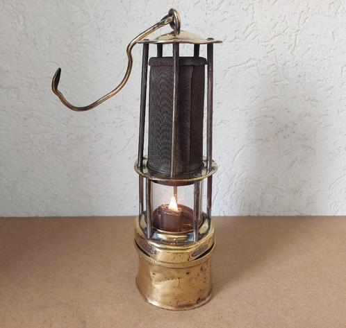 Mijnwerkerslamp mijnlamp Wilhelm Seippel Lampe de Mineur, Antiek en Kunst, Curiosa en Brocante, Ophalen of Verzenden
