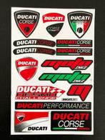 Feuille d'autocollants Ducati Corse, ensemble de feuilles d', Motos, Accessoires | Autocollants