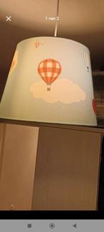 Licht blauwe lampenkap met ballonnen, Ophalen, Zo goed als nieuw