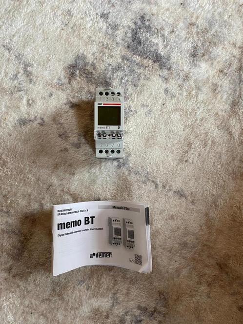 Vemer VE767600 memo bt1 - Interrupteur numérique, Doe-het-zelf en Bouw, Elektriciteit en Kabels, Schakelaar, Ophalen of Verzenden