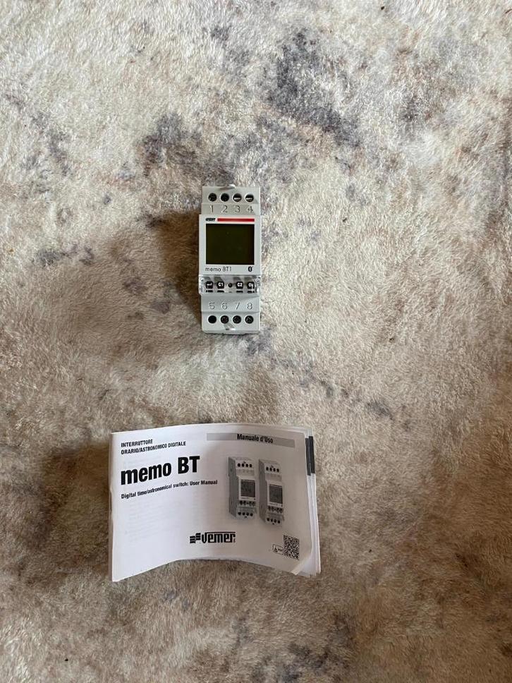 Vemer VE767600 memo bt1 - Interrupteur numérique, Doe-het-zelf en Bouw, Elektriciteit en Kabels, Schakelaar, Ophalen of Verzenden