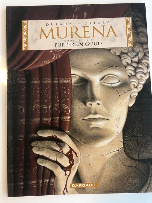 01 Purper en goud murena, Boeken, Stripverhalen, Zo goed als nieuw, Ophalen of Verzenden