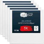 5 stuks canvas op spieraam | GRATIS LEVERING