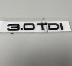 Audi nieuw 3.0 TDI embleem sticker badge logo zwart glans, Ophalen of Verzenden