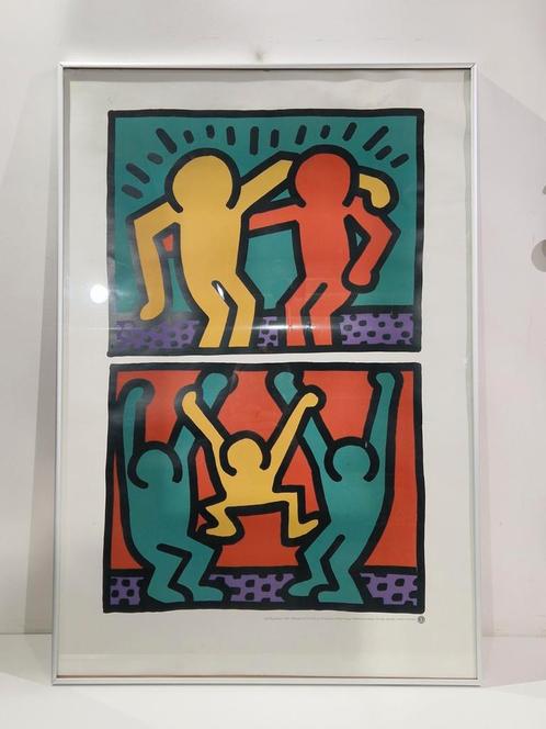 Keith Haring, Pop Shop Quad I , 1987 , by te Neues ,authoriz, Antiquités & Art, Art | Lithographies & Sérigraphies, Enlèvement ou Envoi