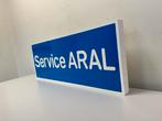 Service panneau publicitaire ancien ARAL, Collections, Utilisé, Enlèvement ou Envoi, Panneau publicitaire