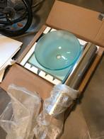 Design wastafel, Ophalen, Zo goed als nieuw, Glas, Wastafel