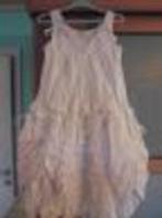 Witte jurk m 128 comunnie, Kinderen en Baby's, Kinderkleding | Maat 128, Ophalen of Verzenden, Gebruikt, Meisje, Jurk of Rok