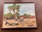 Schilderij Australisch landschap, Antiek en Kunst, Kunst | Schilderijen | Klassiek, Ophalen