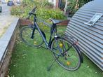 Mooi donker blauw herenfiets, 28”, bagage rek, 6 versel., Fietsen en Brommers, Fietsen | Heren | Herenfietsen, Versnellingen, Zo goed als nieuw