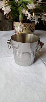 Seau à glaçons, Ophalen of Verzenden, Zo goed als nieuw, RVS