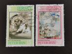Jersey 1991 - Kerstmis - Peter Pan - hond - vogels, Postzegels en Munten, Postzegels | Europa | UK, Ophalen of Verzenden, Gestempeld