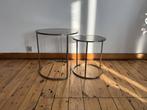 Table d'appoint (duo), Rond, Moins de 55 cm, Verre, Enlèvement