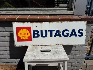 SHELL oud emaille reclamebord beschikbaar voor biedingen