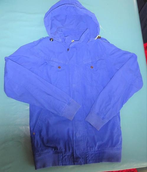 maat 16 als 170/176 CKS jas vest feller blauw met kap, Kinderen en Baby's, Kinderkleding | Maat 170, Gebruikt, Jongen of Meisje