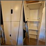 Handige witte opbergkast met legplanken – €40, Huis en Inrichting, Ophalen, Zo goed als nieuw