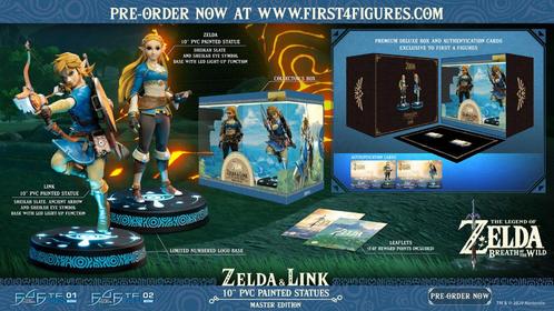First 4 Figures reveals new Breath of the Wild Link & Zelda, Collections, Statues & Figurines, Comme neuf, Fantasy, Enlèvement