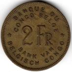 Congo Belge : 2 Francs 1946 KM#28 Réf 14489, Enlèvement ou Envoi, Monnaie en vrac, Autres pays