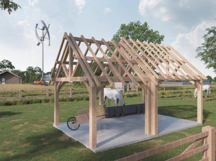 Tuinhuis-poolhouse-bijgebouw, Tuin en Terras, Tuinhuizen, Nieuw, Tuinhuis, Hout, 500 cm of meer, 400 cm of meer, Ophalen