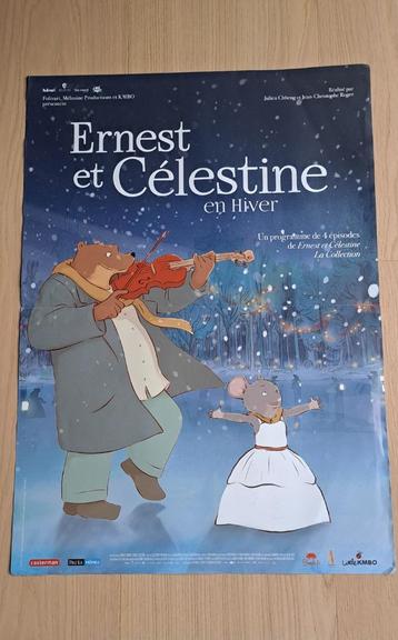 Affiche Ernest et Célestine en hiver