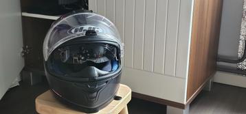 motorhelm HJC mat zwart beschikbaar voor biedingen