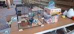 Hamsterkooi + benodigdheden, Dieren en Toebehoren, Kooi, Gebruikt, Minder dan 75 cm, Hamster