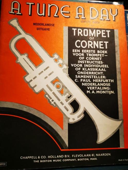 Tune a Day Vol.1 Trompet/Cornet  - Clarens Paul  Herfurth, Muziek en Instrumenten, Bladmuziek, Zo goed als nieuw, Les of Cursus
