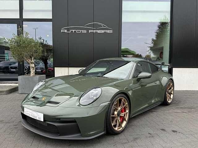 Porsche 992 GT3 PDK  PTS Olive Black l Carbon Buckets l, Auto's, Porsche, Particulier, ABS, Airbags, Airconditioning, Alarm, Bluetooth