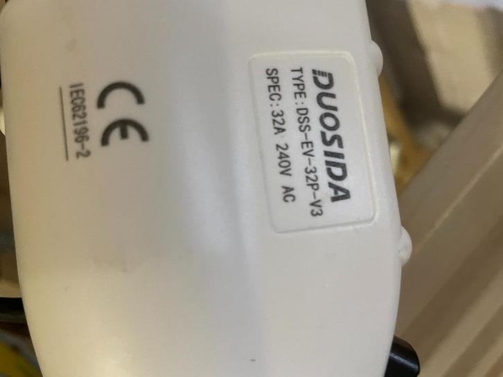 DUOSIDA TYPE 2-TYPE1 32A ADAPTER, Auto diversen, Auto-accessoires, Zo goed als nieuw, Ophalen
