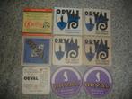 9 verschillende bierviltjes van Orval voor € 2,00, Enlèvement ou Envoi, Comme neuf, Sous-bock, Autres marques