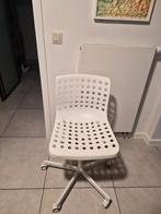 Bureaustoel, Huis en Inrichting, Ophalen, Gebruikt, Wit, Bureaustoel
