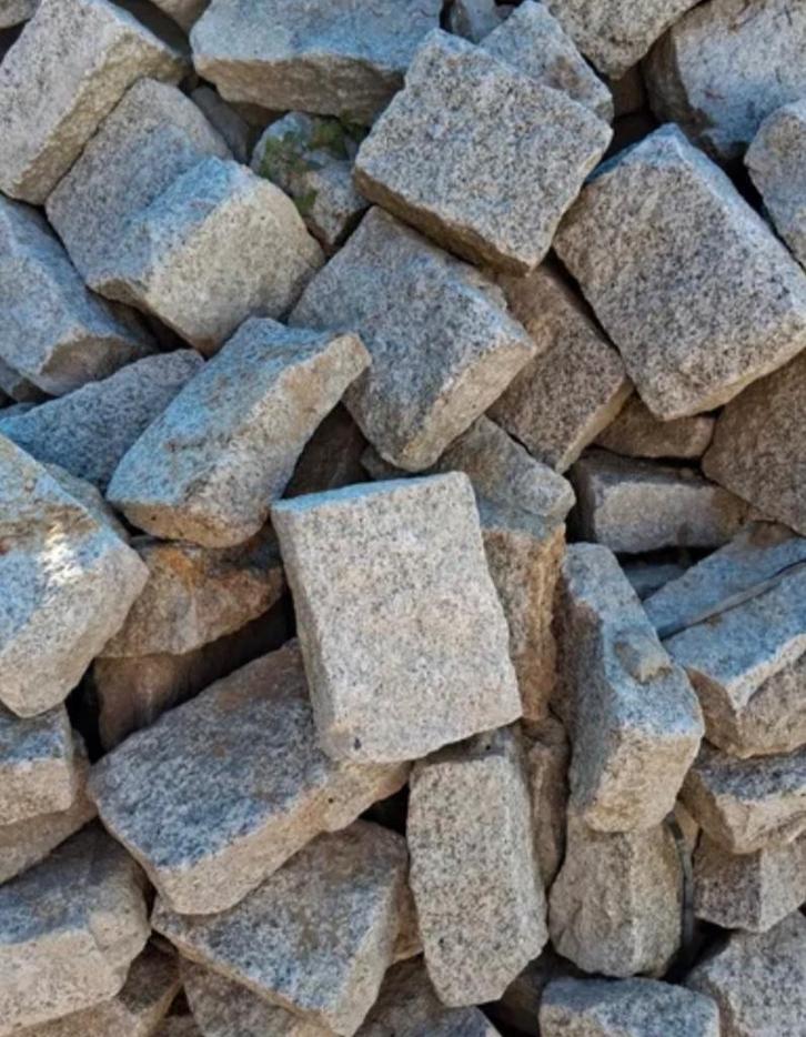 Pavés en grès, Tuin en Terras, Tegels en Klinkers, Zo goed als nieuw, Overige typen, Natuursteen, 10 m² of meer, Ophalen