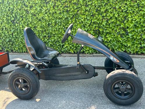 Berg Go-kart met extra zitje en met aanhangwagen, Kinderen en Baby's, Speelgoed | Buiten | Skelters, Gebruikt, Berg, Duozit, Met kar of aanhanger
