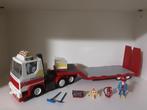 PLaymobil grote vrachtwagen met dieplader, Ophalen of Verzenden, Zo goed als nieuw, Complete set
