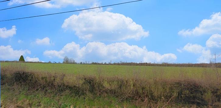 6594 Beauwelz: bouwgrond, 10a 75ca, voor vrijstaande woning., Immo, Gronden en Bouwgronden, 1000 tot 1500 m²