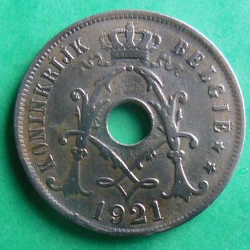 1921 25 centimen Albert 1er en NL, Timbres & Monnaies, Envoi, Métal, Monnaie en vrac