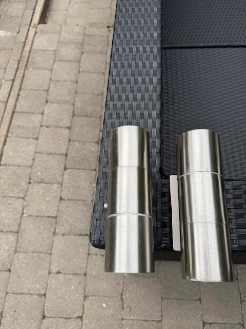 Led wandlampen, Jardin & Terrasse, Éclairage extérieur, Comme neuf, Spots, Inox, Résistant à l'eau, LED, Enlèvement ou Envoi