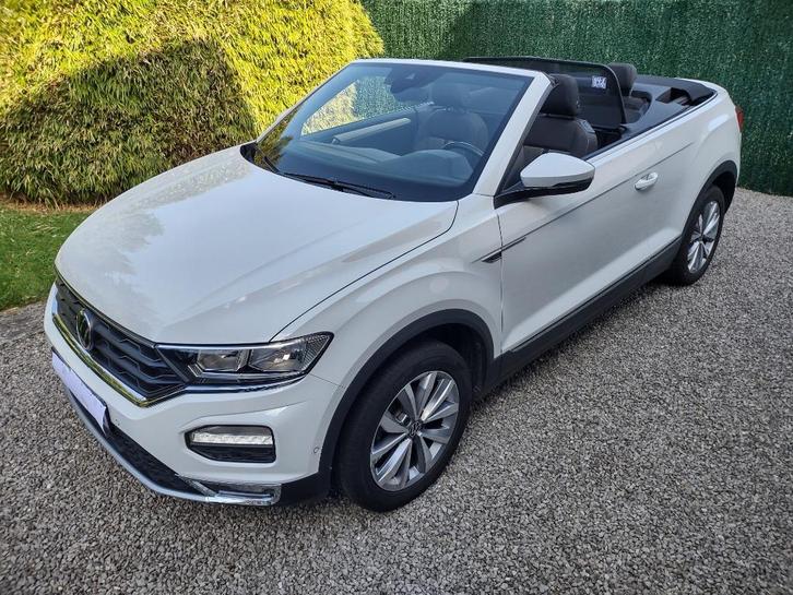 T-Roc Cabriolet 1.0 TSI STYLE PACK CHROME 12/2020 (2021), Auto's, Volkswagen, Particulier, T-Roc, Adaptive Cruise Control, Benzine