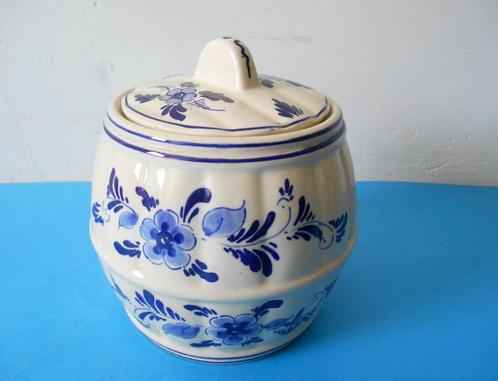 Bewaarpot in Delfts Blauw, Antiek en Kunst, Antiek | Keramiek en Aardewerk, Ophalen of Verzenden
