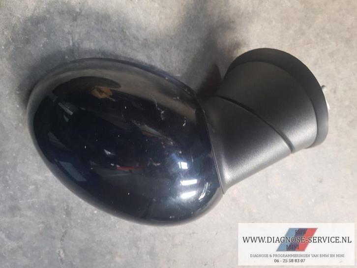 Mini cooper R56 buitenspiegel links zwart 6 pins, Auto-onderdelen, Spiegels, Mini, Gebruikt, Ophalen of Verzenden
