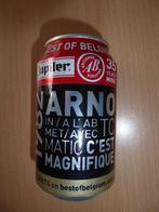 ARNO : BIÈRE CANETTE JUPILER/AB 35 ANS (33 CL - VIDE !), Comme neuf, Autres marques, Enlèvement ou Envoi, Boisson fraîche